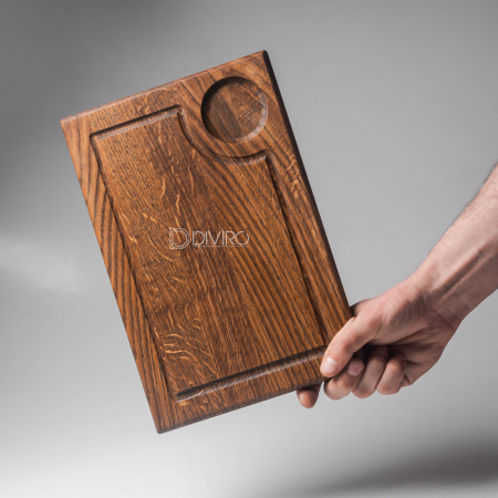 Классическая доска для подачи стейка (тонированная) от мастерской DIVIRO